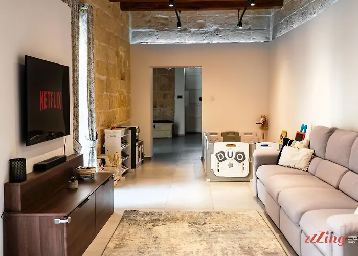 Stylish Malta Family Retreat With Kids & Gym Villa